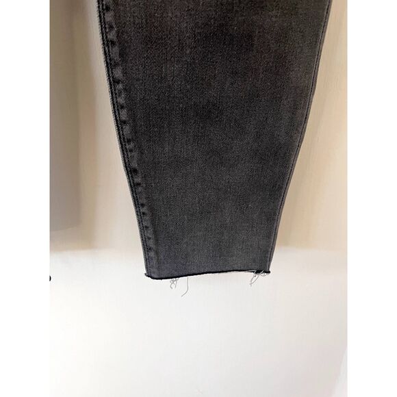 Spanx Womens Distressed Denim Skinny Pants Jeans Jeggings in Vintage Gray Small - Picture 6 of 10